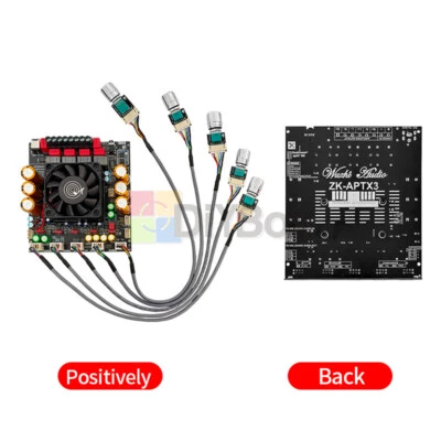 ZK-APTX3 2x300W + 600W Bluetooth Verstärker Platine 2.1 Kanal Audio Verstärker Modul - Bild 1 von 4