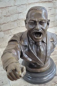 Collector Edition Martin Luther King Jr Baptist minister Bronze Sculpture Figure - Picture 1 of 10