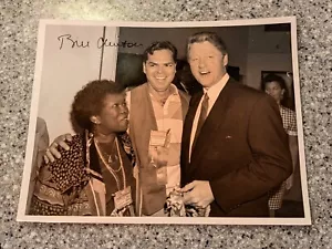 Bill Clinton President Rare Hand Signed Autographed 10x8 Photo - Picture 1 of 7