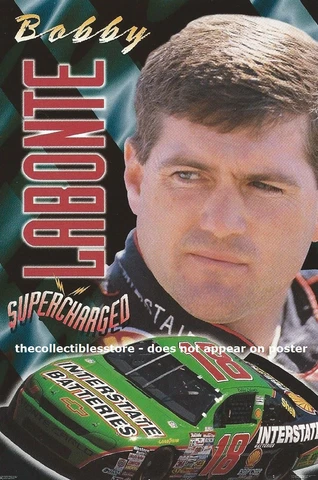 BOBBY LABONTE INTERSTATE RACING NASCAR WINSTON CUP COSTACOS MINI PHOTO POSTER Cover