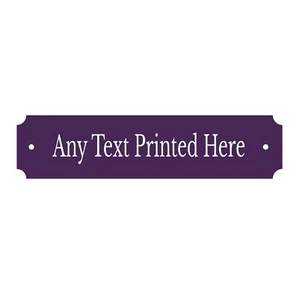 Personalised Printed Aluminium Street Sign Various Sizes & Colours (UV PRINTED) - Picture 1 of 20