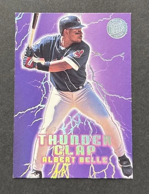 Fleer Ultra Albert Belle 1996 Thunder Clap medallón dorado inserción SSP #1 Foto 1 de 3