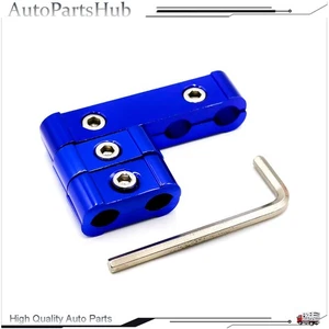 Universal Spark Plug Ignition Wire Separator Divider 8mm 9mm 10mm Car Blue 4Pcs - Picture 1 of 3