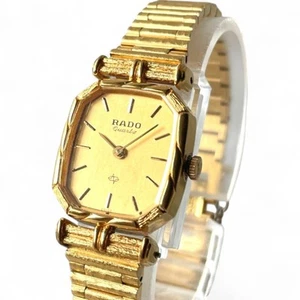 Rado Octagon Gold Antique Watch, Quartz Movement, Used, Working - Picture 1 of 5