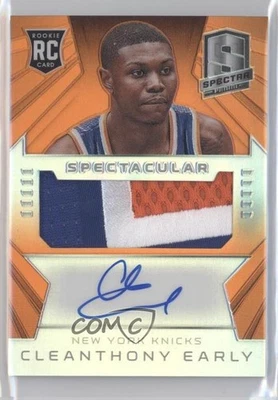 2014-15 Panini Spectra Orange Prizm /25 Cleanthony Early #SS-CE Rookie Auto RC - Image 1 of 2