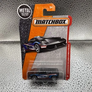 2015 Matchbox 92/125 MBX Heroic Rescue LAMBORGHINI GALLARDO LP 560-4 POLIZIA Blu - Picture 1 of 2