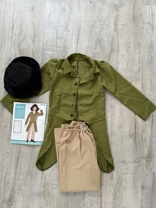 Regency Boy Costume 10/12 Years With Trousers Necktie Shirt Insert Jacket Hat - Picture 1 of 8