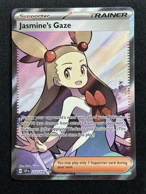 Jasmine's Gaze - Ultra Rare SV08: Surging Sparks 233/191 NM - Image 1 of 2