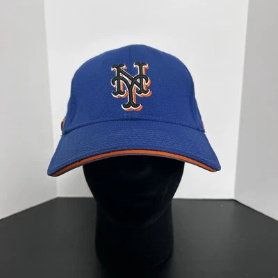 New York Mets Hat Cap New Era Blue M/L 39Thirty Stretch MLB Batting Practice - Image 1 of 4