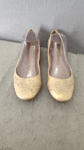 Scarpe da ballo Naturalizer N5 donna piatte 10M marrone punta scintillante casual comode - Foto 1 di 18