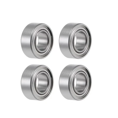 SMR105ZZ Deep Groove Ball Bearings 5x10x4mm Double Shielded Stainless Steel 4pcs - Image 1 of 4