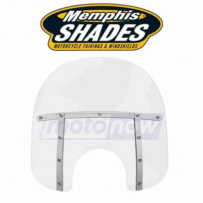 Memphis Shades Memphis Fats Windshield (7in. Cutout) for 2001-2006 Harley bi Foto 1 de 4