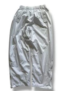 Taylor Damen-Trainingshose weiß weites Bein – Reißverschluss Knöchel – Versand am selben Tag - Bild 1 von 6