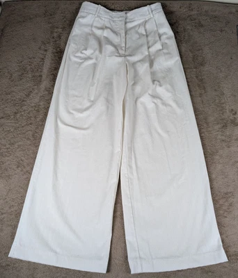 Nuevos pantalones de pana Worthington pierna ancha 14 para mujer blancos (32 x 33) nuevos con etiquetas Foto 1 de 4