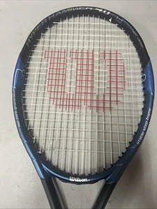 Wilson Hyper Hammer 4.0 OS 110 Tennis Racket Sensation Strings New Grip 4 3/8 EC - Picture 1 of 13