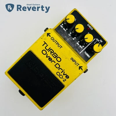 Boss OD-2 Turbo OverDrive Guitar Effect Pedal Made in Japan 1980s Used - Image 1 of 4