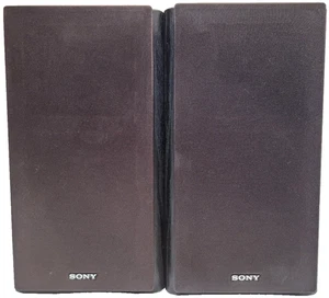 Sony SS-CMX750 Regallautsprecher Paar 2 Stück 6 Ohm schwarz getestet & funktionsfähig - Bild 1 von 7