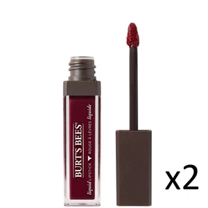 Lot of TWO Burt's Bees Gloss liquid Lipstick 832 Mauve Meadow NEW Free Shipping - Picture 1 of 1