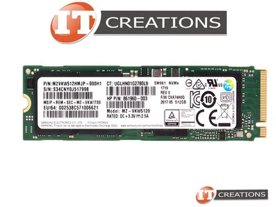 HP Z TURBO DRIVE QUAD PRO 512GB SSD MODULE - PCIE G3X4 NVME M.2 2280 840078-001 - Image 1 of 3