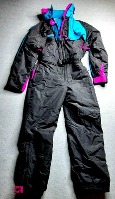 Vintage Columbia Ski Suit Radial Sleeve One Piece Snow Bib Women’s Medium - Image 1 of 4