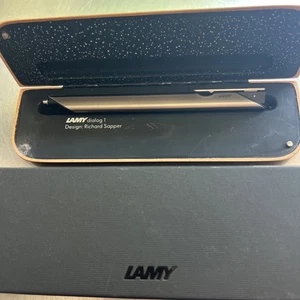Lamy Dialog 1 Triangular Titanium Coated Ballpoint Pen by Richard Sapper - Picture 1 of 8