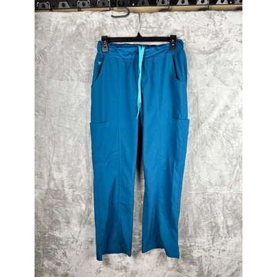 Pantalones Médicos Med Couture Cari Azul Teal Jogger Talla S Poliéster Spandex Carga Foto 1 de 4