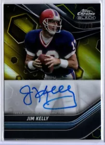 2023 Topps Composite Football Cromo Nero Oro Jim Kelly AUTO BILLS 7/10 - Foto 1 di 1