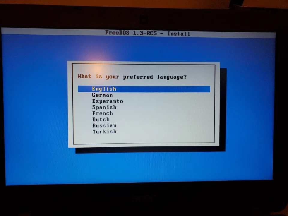 FreeDOS 1.3 RC5 Arrancable o Instalable MS DOS Compatible OS 32G Memoria USB Foto 1 de 4