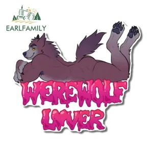 EARLFAMILY 5.1”Werewolf Lover Car Sticker Furry Decal Windshield Trunk Decor DIY - Picture 1 of 5