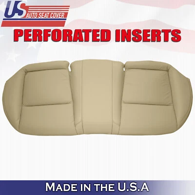 2004 Fits Acura TL Rear Bench Bottom Perforated Leather Replacement Cover Tan - Image 1 of 3
