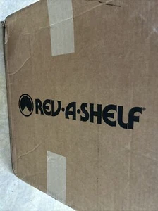 Rev-A-Shelf 20" Lazy Susan D-förmiger Schrank Polymer 2-stufig weiß, 7012-20-11-52 - Bild 1 von 2