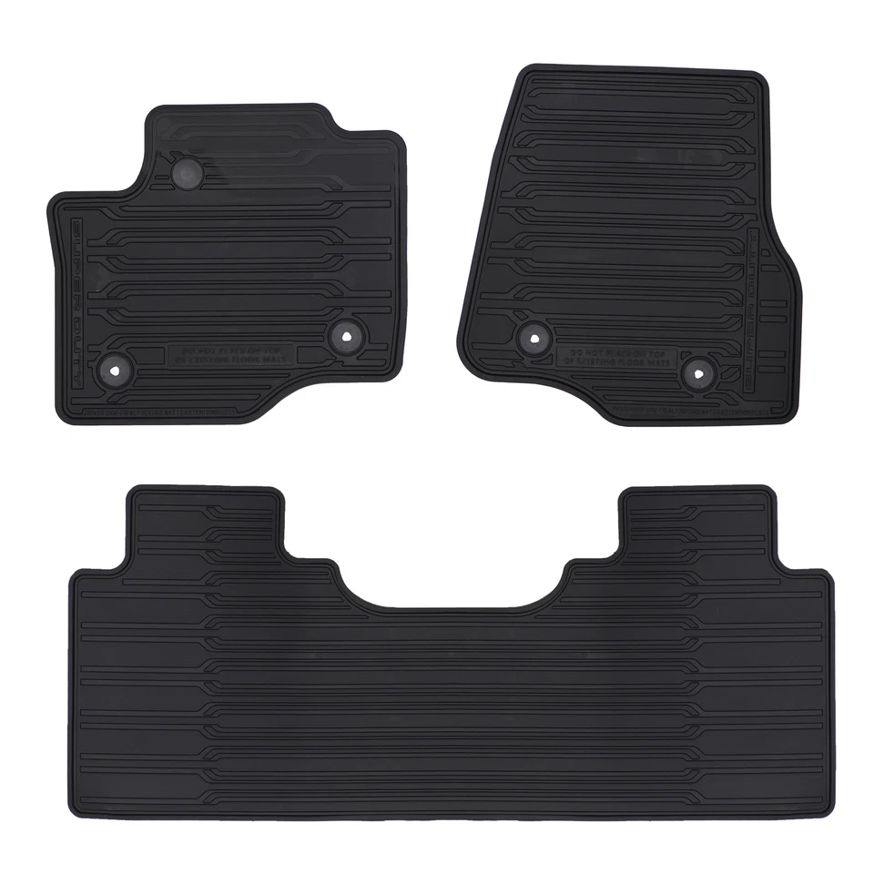 OEM NEW 2017-2022 Super Duty Front & Rear All Weather Floor Mats  HC3Z2613300KA - Image 1 of 4