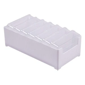 Cable Storage Box with Lid Cable Cord Organizers with 7 Removeable Compartments - Picture 1 of 8