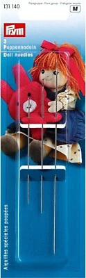 Puppen-Nadeln von Prym | 3 Stück | sortiert | Handnähnadeln - Bild 1 von 3
