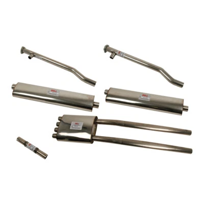 JAGUAR E-TYPE S3 COMPLETO ACERO INOXIDABLE SISTEMA DE ESCAPE DEPORTIVO QUAD BSSJR020S Foto 1 de 4