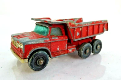 Camión volquete Lesney Dodge D500 Nº 48 Matchbox rojo vintage coche de juguete coleccionable Foto 1 de 4