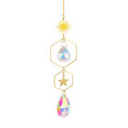 1/4Pcs Sun Star Moon Pendants Decorative Colorful Wind Chime For Wedding Party