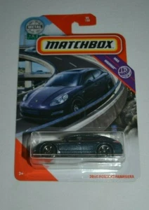 MATCHBOX 2020 MBX HIGHWAY - 2010 PORSCHE PANAMERA METAL FLAKE BLUE 85/100 - Picture 1 of 3
