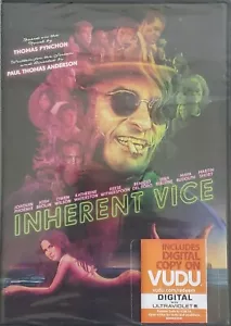 Inherent Vice (2015 Warner Bros DVD, Paul Thomas Anderson +Digital Copy Rated R) - Picture 1 of 2