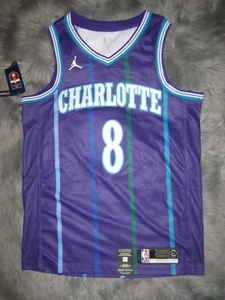 Rare NWT Kobe Bryant Draft Hornets Jordan Nike jersey Genuine official swingman - Picture 1 of 5