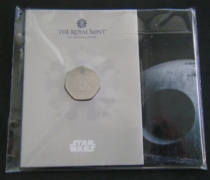 2024 Star Wars Death Star 50p Fifty Pence Coin BU Pack - in stock - Picture 1 of 3