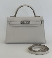 HERMÈS Kelly Mini Leather Exterior Bags & Handbags for Women for sale