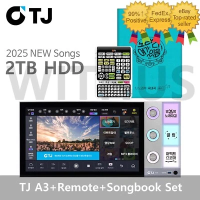 TJ Taijin Media A3 21.5" Touch Screen Karaoke Machine+Remote+Songbook(Korean) - Image 1 of 4
