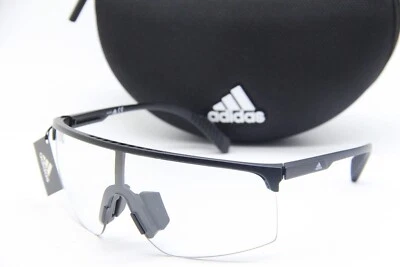 NEW ADIDAS SP 0005 01A PHOTOCHROMIC BLACK AUTHENTIC SUNGLASSES W/CASE 137MM - Image 1 of 3