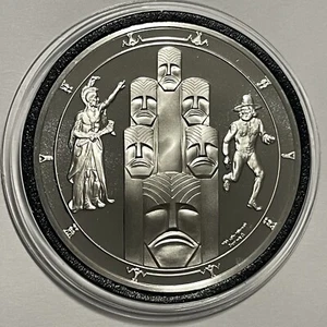 Rare History of the American Indian #17 Proof Coin Sterling Silver Round Medal - Picture 1 of 17