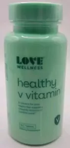 Love Wellness Healthy V Vitamin Tablets - 30 Count - Ex: 04/2025 - Picture 1 of 2