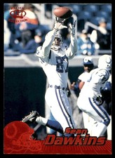 1996 Pacific Crown Collection Red Sean Dawkins #186 Indianapolis Colts