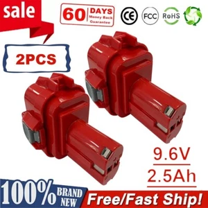 2 Pack 2.5Ah for Makita 9.6V Battery Ni-Mh Battery 9120 9100 9122 9133 9134 9135 - Picture 1 of 11