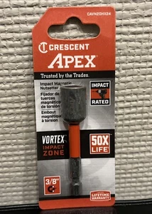 Tuercas magnéticas de impacto Crescent Apex 3/8" x 2 1/2" (CAVN2DHX24) - NUEVAS EN PAQUETE - Imagen 1 de 2