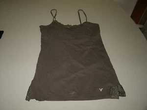 American Eagles Outfitters Damen Braun Spitze Tank Top Gr. S/P - Bild 1 von 7